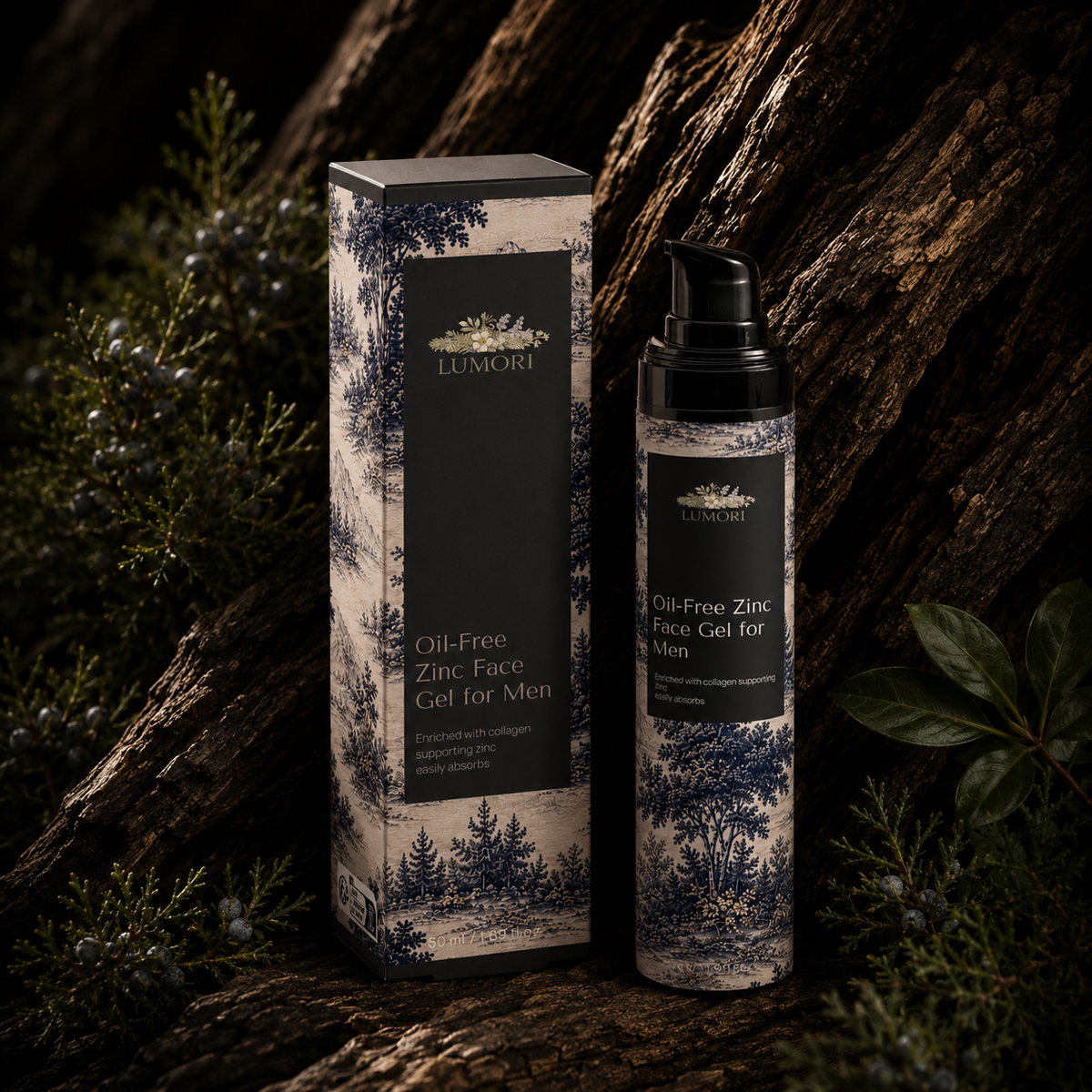 Oil-Free Zinc Face Gel for Men