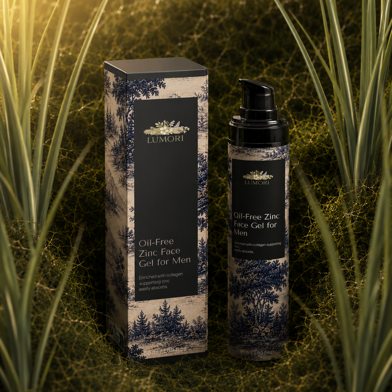 Oil-Free Zinc Face Gel for Men