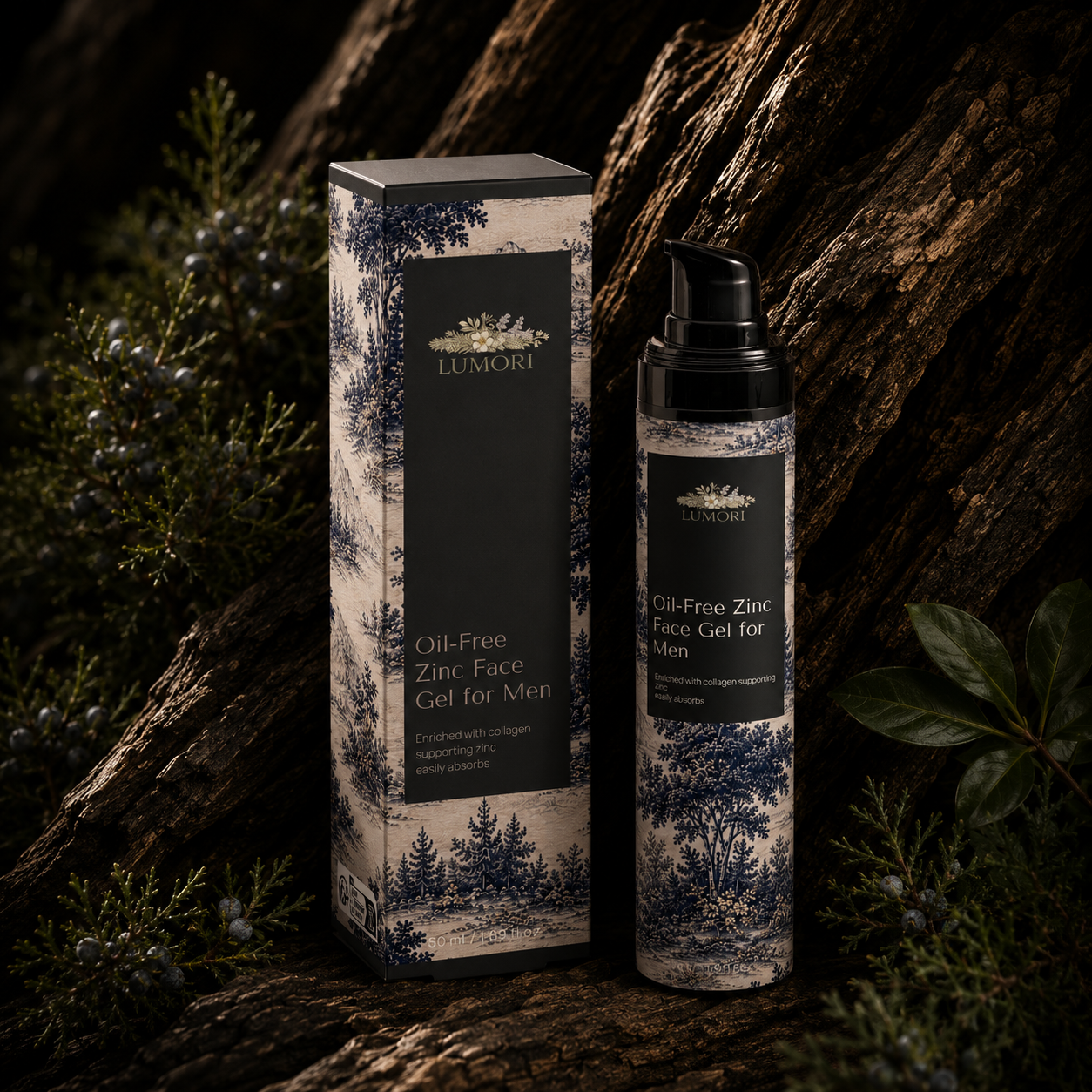 Oil-Free Zinc Face Gel for Men