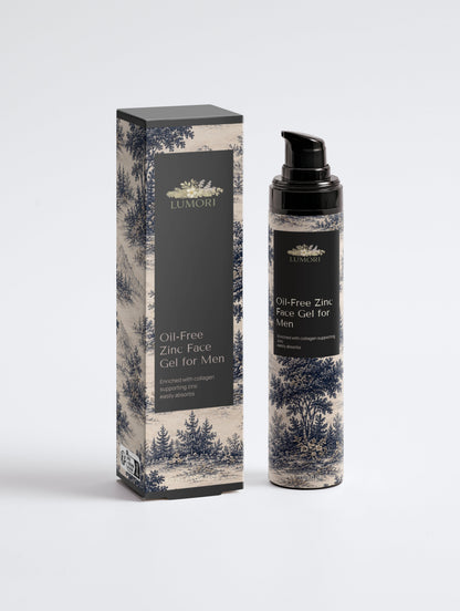 Oil-Free Zinc Face Gel for Men