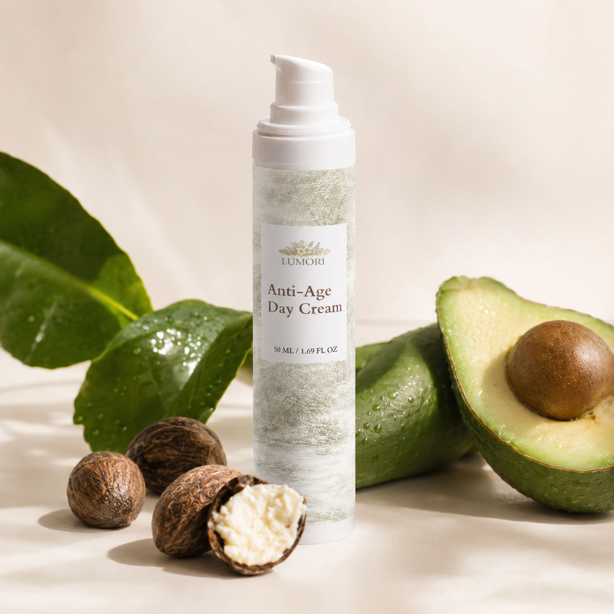 Anti-Age Day Cream with fresh ingredients