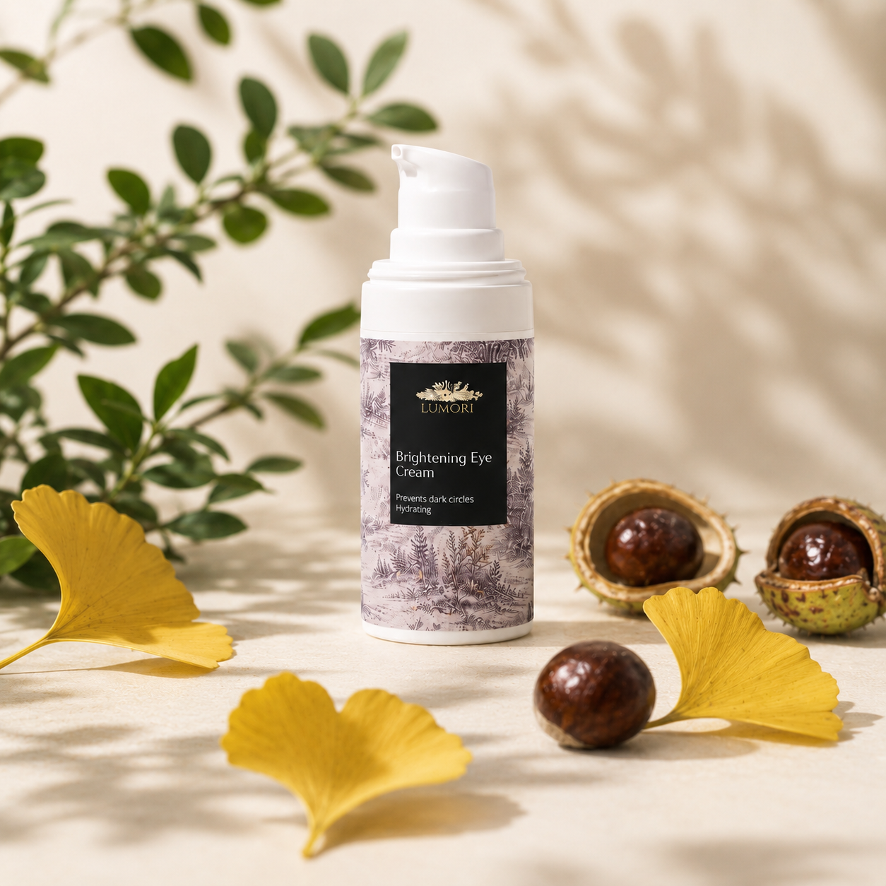 Brightening Eye Cream with ginkgo and chestnut