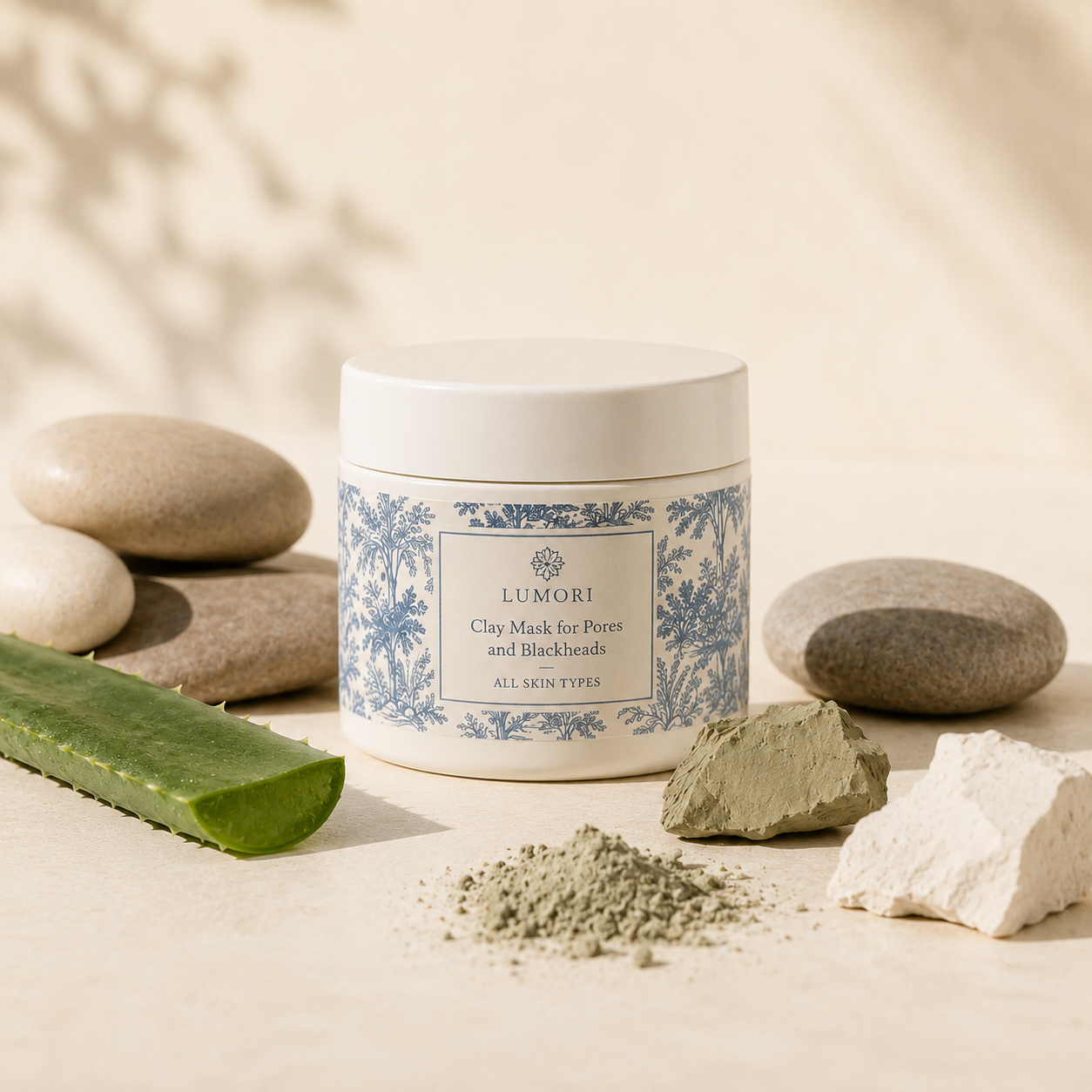 Clay Mask with fresh ingredients
