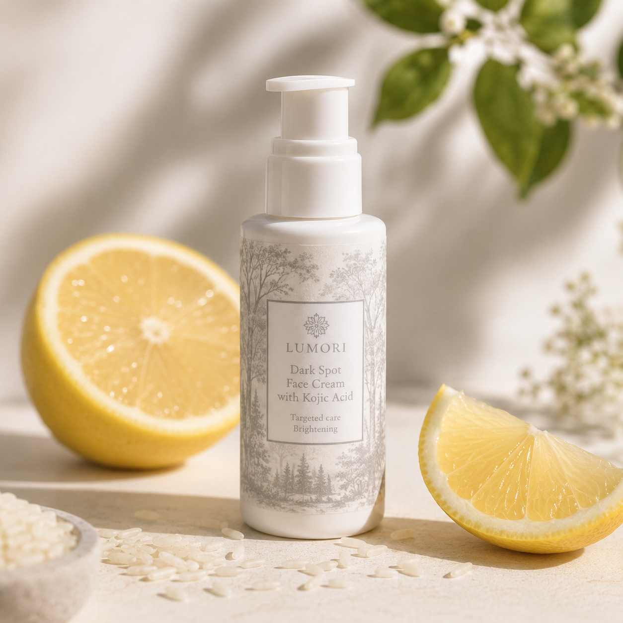 Dark Spot Face Cream with citrus and rice