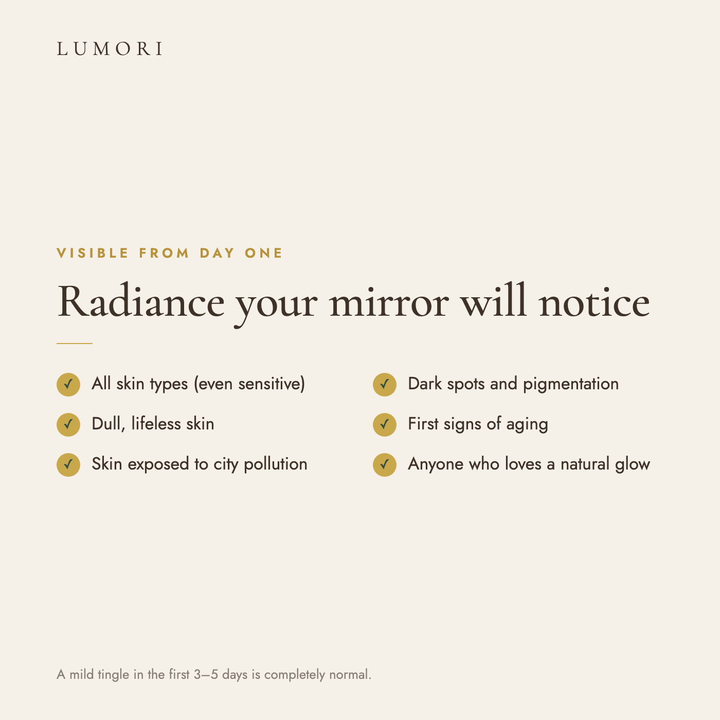 Vitamin C Serum works for dark spots, dullness, first lines
