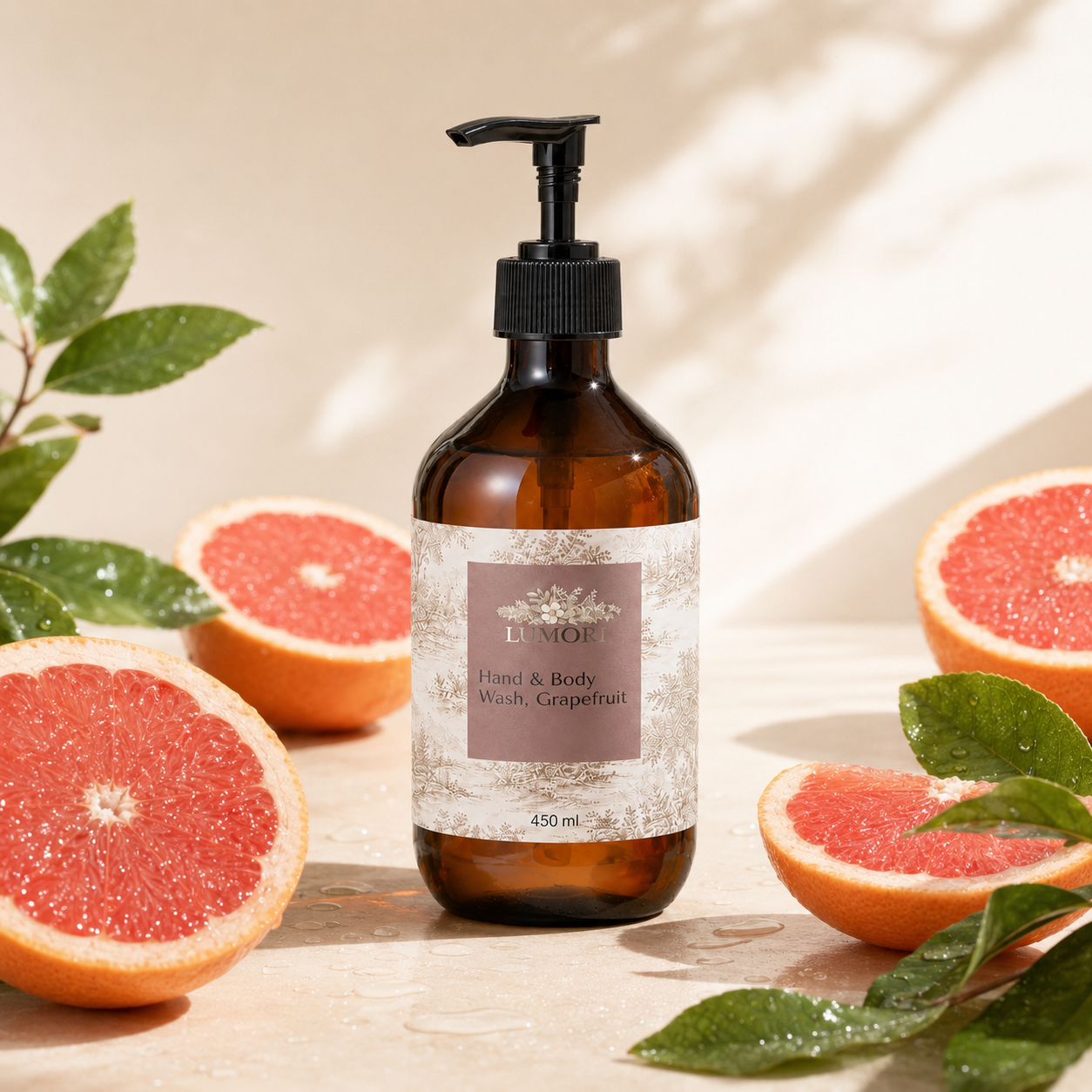 Hand & Body Wash Grapefruit with fresh grapefruit