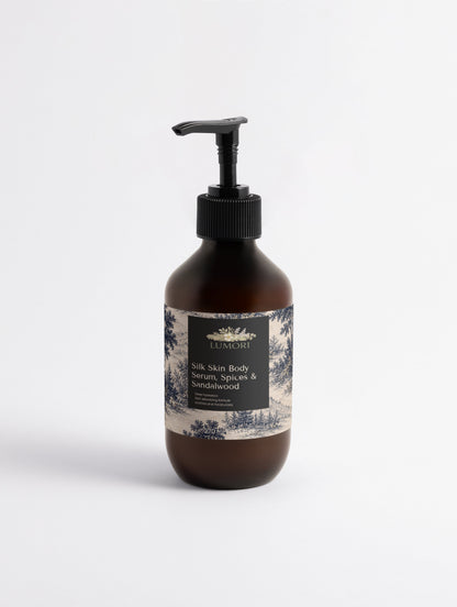 Silk Skin Body Serum, Spices & Sandalwood